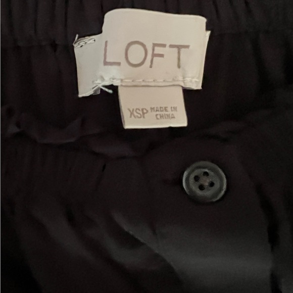 LOFT Off The Shoulder Button Down Midi Dress - Picture 8 of 9